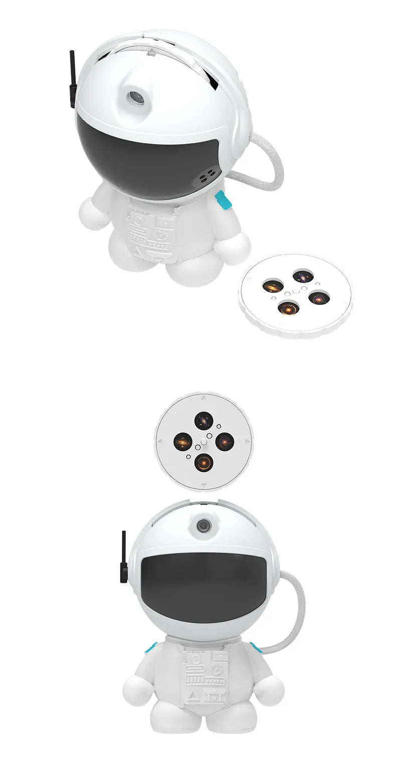 Galaxy Projector Lamp — 6 HD Worlds, One Astronaut