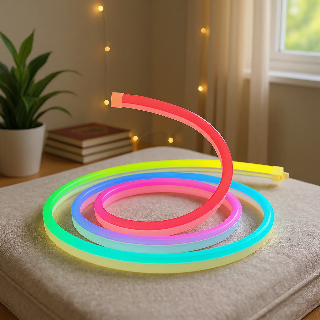 bendable LED neon rope light lifestyle