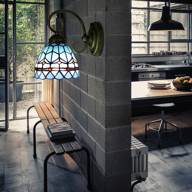 The Aurora Panel — Stained Glass LED Wall Light