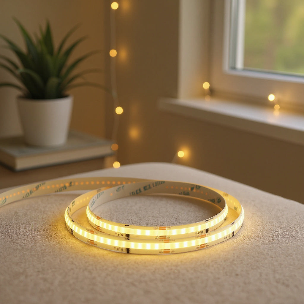 smart RGB LED light strip kit lifestyle