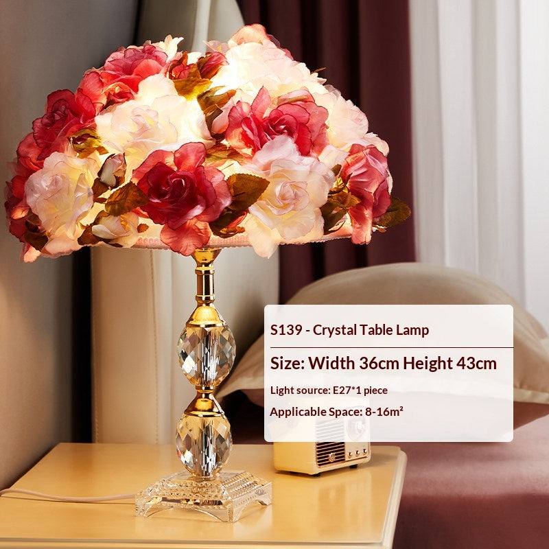 Crystal Rose Lantern - TikTok Viral Ambient Light for Aesthetic Rooms