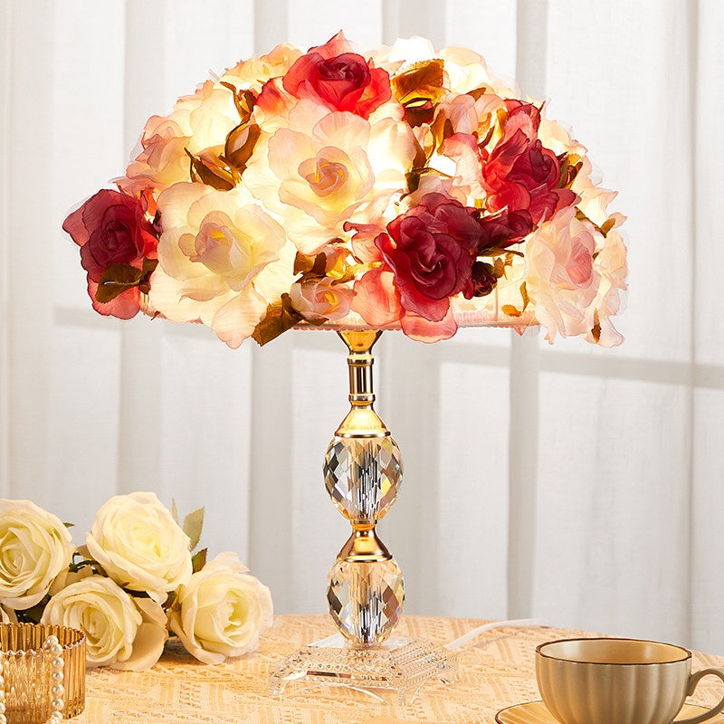 Crystal Rose Lantern - TikTok Viral Ambient Light for Aesthetic Rooms