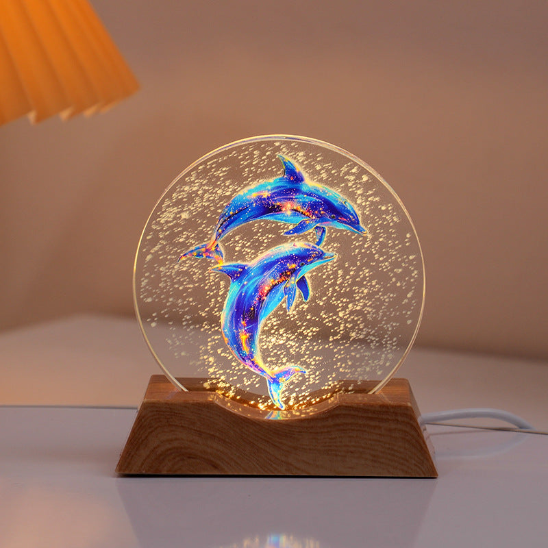 Astronaut Crystal Night Light - Transform Any Room Into a Galaxy ✨